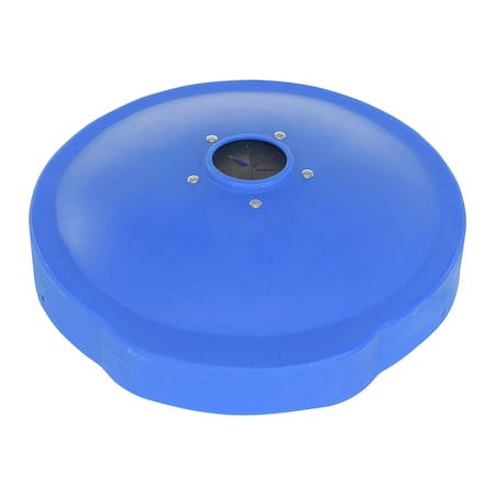 Vestil DRUM RECYCLING LID FLAPS 55 GAL BLUE UNIVERSAL DC-P-55-CANF-UF-BU